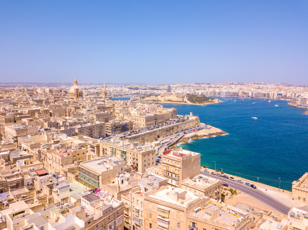 Valleta je město na Maltě, kde si užijete architekturu i moře