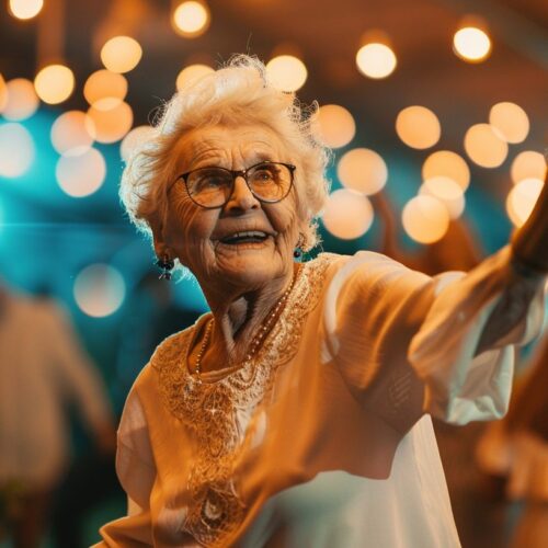 80letá žena se stala na plese královnou parketu, nikdo z mladých jí nestačil 